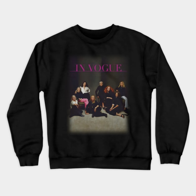 in vogue Crewneck Sweatshirt by Virtue in the Wasteland Podcast